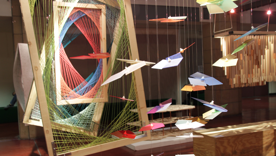 interior color display exhibit